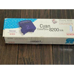 Genuine OEM Xerox Phaser 8200 5 Cyan ColorStix Ink Color Printer 016-2045-00